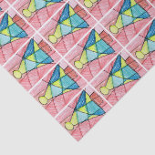 ステンドグラスのクリスマスツリー 薄葉紙 (詳細)