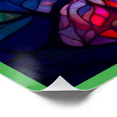 ステンドグラスのクロストマストナカイ ポスター (コーナー)