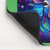 ステンドグラスのクロストマストナカイ マウスパッド (コーナー)