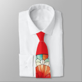 ステンドグラスのケシ ネクタイ (タイ)