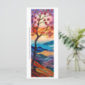 ステンドグラスのサンセットブックマークを作成 (スタンド正面)