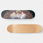 ステンドグラスのスケートボード スケートボード (横)