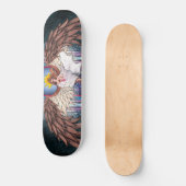 ステンドグラスのスケートボード スケートボード (正面)