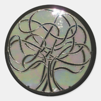ステンドグラスのステッカー(リフト灯) ラウンドシール