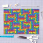 ステンドグラスのティッシュペーパー 薄葉紙 (クラフト)