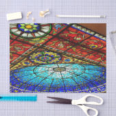 ステンドグラスのティッシュペーパー 薄葉紙 (クラフト)