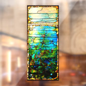 ステンドグラスのティファニーの窓はヒトデに見える ウィンドウサイン (シート2)