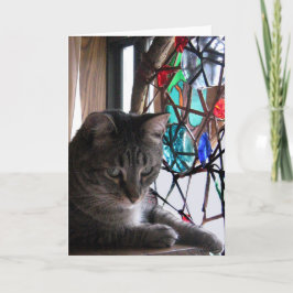 ステンドグラスのトラ シーズンカード