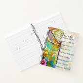 ステンドグラスのトンボは美しい ノートブック (内部)