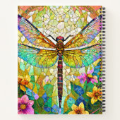 ステンドグラスのトンボは美しい ノートブック (裏面)