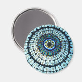 ステンドグラスのドーム マグネット (正面/裏面)