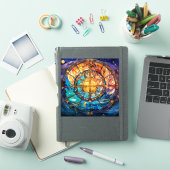 ステンドグラスのビニールのステッカー シール (iPadカバー)