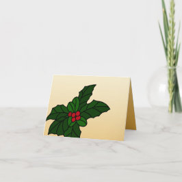 ステンドグラスのホリーベリー シーズンカード