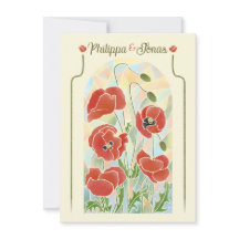 ステンドグラスのポピー