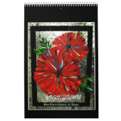 ステンドグラスのモザイクカレンダー カレンダー (カバー)