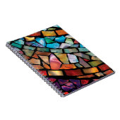 ステンドグラスのモザイクノート"フェスタおもしろい" ノートブック (右側)