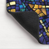 ステンドグラスのモザイクマウスパッド"万華鏡のように千変万化するパターン" マウスパッド (コーナー)