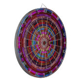 ステンドグラスのモザイク抽象芸術#2 ダーツボード (正面左)