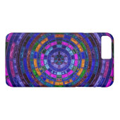 ステンドグラスのモザイク抽象芸術#3 Case-Mate iPhoneケース (裏面(横))