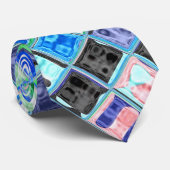 ステンドグラスのモザイク模様#15 ネクタイ (ロール)