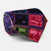 ステンドグラスのモザイク模様#18 ネクタイ (ロール)