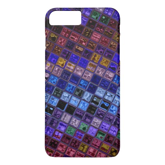 ステンドグラスのモザイク模様#18 Case-Mate iPhoneケース (裏面)