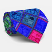 ステンドグラスのモザイク模様#2 ネクタイ (ロール)