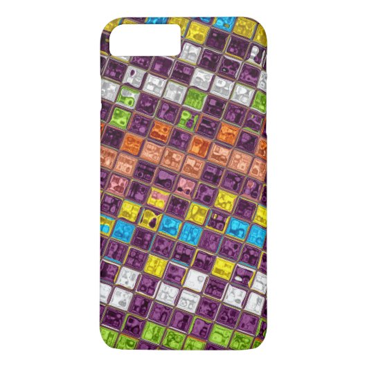 ステンドグラスのモザイク模様#3 Case-Mate iPhoneケース (裏面)