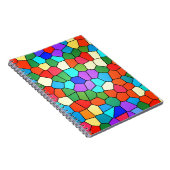 ステンドグラスのモザイク ノートブック (右側)