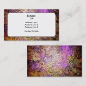 ステンドグラスのモザイク 名刺 (正面/裏面)