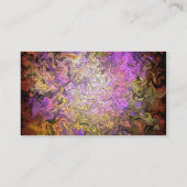 ステンドグラスのモザイク 名刺 (裏面)