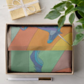 ステンドグラスのユニコーンティッシュペーパー 薄葉紙 (ギフト)