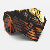 ステンドグラスのヴィンテージクリスマス出生シーン ネクタイ (ロール)