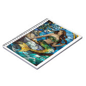 ステンドグラスの人魚 ノートブック (左側)