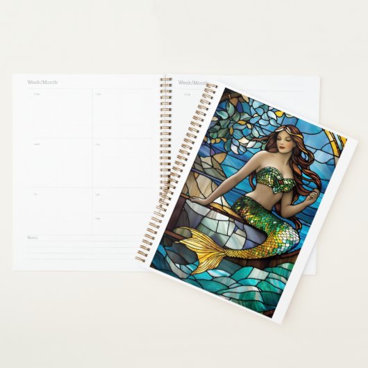 ステンドグラスの人魚 プランナー手帳 (ディスプレー)