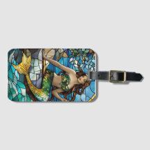 ステンドグラスの人魚