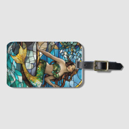 ステンドグラスの人魚 ラゲッジタグ