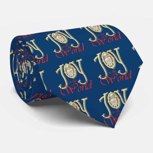 ステンドグラスの出生を用いる世界への喜び ネクタイ (ロール)