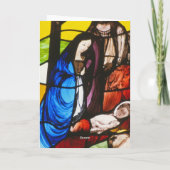 ステンドグラスの出生カード シーズンカード (裏面)