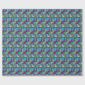 ステンドグラスの包装紙 ラッピングペーパー (フラット)