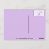 ステンドグラスの十字架 ポストカード (裏面)