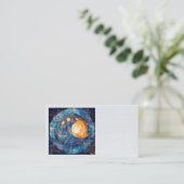 ステンドグラスの名刺 名刺 (スタンド正面)