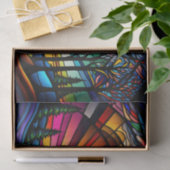 ステンドグラスの夕日 薄葉紙 (ギフト)