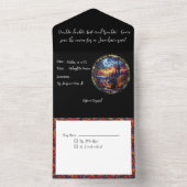 ステンドグラスの大釜 オールインワン招待状 (内側)