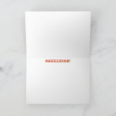 ステンドグラスの天使I--カード("挨拶!" 中) カード (内部)