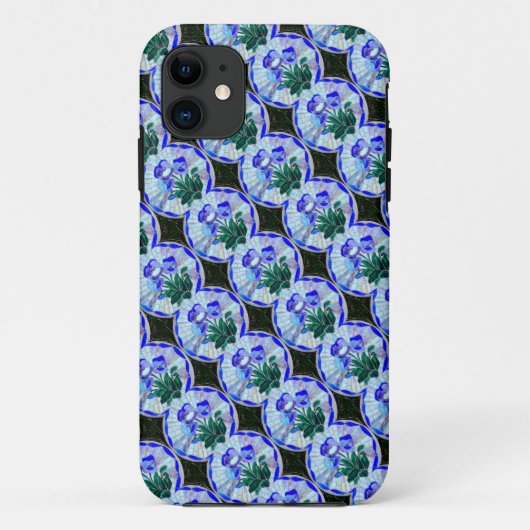 ステンドグラスの幾何学的な花の箱 Case-Mate iPhoneケース (裏面)