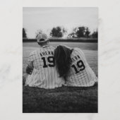 ステンドグラスの庭の結婚式 セーブザデート (裏面)