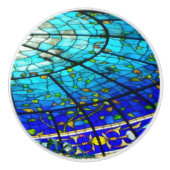 ステンドグラスの引出しの引き セラミックノブ (正面)