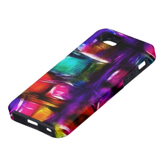ステンドグラスの抽象芸術[iPhone4] Case-Mate iPhoneケース (下部)
