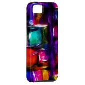 ステンドグラスの抽象芸術[iPhone4] Case-Mate iPhoneケース (裏面/右)